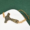 304 Stainless Steel Enamel Link Bracelets LS-BJEW-P356-01A-G-3