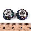 Opaque Resin European Beads RESI-T057-29A-3
