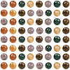 200Pcs Natural Indian Agate Beads G-SP0001-20A-1