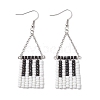 Handmade Glass Seed Beads Dangle Earrings EJEW-TA00698-2