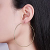 SHEGRACE 925 Sterling Silver Hoop Earrings JE670B-06-3