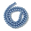 Eco-Friendly Dyed Glass Pearl Round Beads Strands HY-A008-6mm-RB015-3