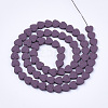 Spray Painted Non-magnetic Synthetic Hematite Beads G-T124-34A-4