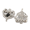 Rack Plating Alloy Rhinestone Pendants PALLOY-F312-24P-2