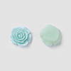 Mixed Color Flat Back Flower Resin Cabochons X-RESI-I011-M-2