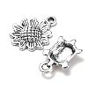 30Pcs 30 Style Tibetan Style Alloy Charms TIBE-YW0001-04-3