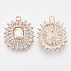 Rhinestone Pendants RB-S066-16KC-2