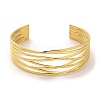 Golden 304 Stainless Steel Cuff Bangle for Women BJEW-C050-02C-G-2