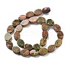 Natural Unakite Beads Strands G-P559-B21-01-4