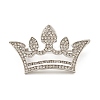 Rhinestone Crown Brooch Pin JEWB-Q030-06P-1