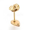 Ion Plating(IP) 304 Stainless Steel Stud Earring Findings LS-STAS-L211-05A-G-2