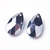 Faceted Glass Pendants GLAA-F069-S-B08-2