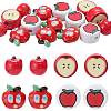 20Pcs 4 Styles Christmas Theme Handmade Porcelain Beads PORC-PA0001-65-1
