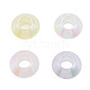 Electroplate Acrylic European Beads OACR-N010-069-2