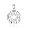 Brass Micro Pave Clear Cubic Zirconia Pendants ZIRC-OY001-16P-1