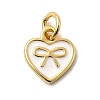 Brass Enamel Charms KK-A268-13G-02-1