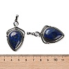 Natural Dyed Lapis Lazuli Pendants G-F777-01AS-07-3