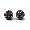 Polymer Clay Rhinestone Beads RB-C1438-10mm-A12-2