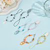 Glass & Resin Mobile Straps HJEW-BC00030-4