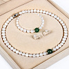 Natural Freshwater Pearl Beaded Necklaces for Women WGE4EAE-40-1