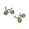 Bicycle Tibetan Style Zinc Alloy Charms TIBEP-R334-180AS-RS-1