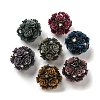 Acrylic Handmade Polymer Clay Rhinestone Beads FIND-Z036-01-2