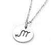 304 Stainless Steel Pendant Necklaces NJEW-E147-05P-3