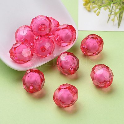 Transparent Acrylic Beads TACR-S113-20mm-18-1