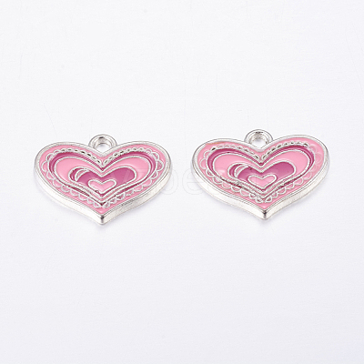 Alloy Enamel Pendants ENAM-19.5X19.5-1