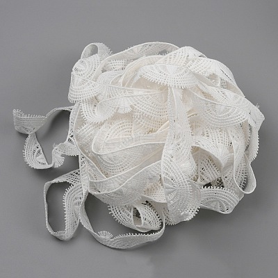 Polyester Lace Trims OCOR-WH0082-05F-1