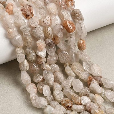 Natural Thousand Layer Phantom Quartz Layered Lodolite Quartz Thousand Layer Garden Quartz Beads Strands GG-CBAC13F-A04-01-1