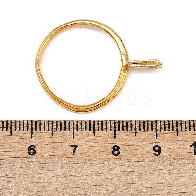 Aluminium Alloy Finger Rings Components FIND-WH0111-275A-G-1