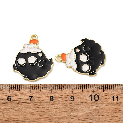 Halloween Alloy Enamel Pendants STAS-I354-01G-C01-1