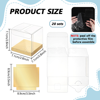 Folding PVC Gift Storage Boxes LS-CON-WH0110-57C-1