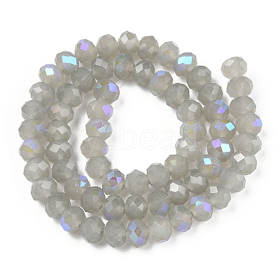 Electroplate Glass Beads Strands EGLA-A044-J1mm-L10-1