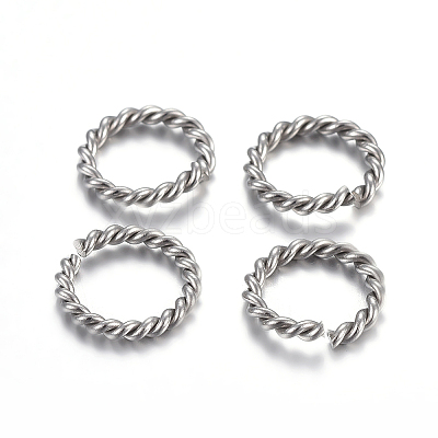 Tarnish Resistant 304 Stainless Steel Jump Rings X-STAS-F191-11P-B-1