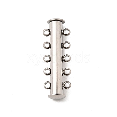 304 Stainless Steel Slide Lock Clasps STAS-F350-05D-P-1