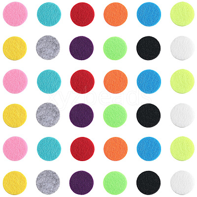 96Pcs 12 Colors  Fibre Perfume Pads DIY-SP0004-47A-02-1