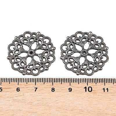 Tibetan Style Filigree Joiners Links LS-TIBE-A11623-B-LF-1