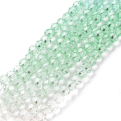 Transparent Glass Beads Strands GLAA-E036-07C-1