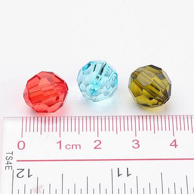Mixed Transparent Acrylic Beads X-PL505Y-1