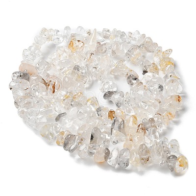 Natural Herkimer Diamond Beads Strands X-G-M205-95-1