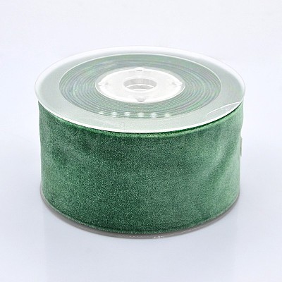 Polyester Velvet Ribbon for Gift Packing and Festival Decoration SRIB-M001-50mm-587-1