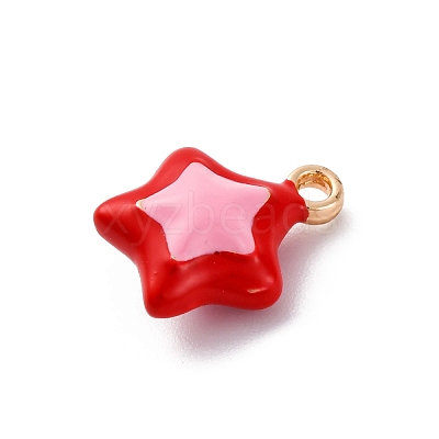 Alloy Enamel Charms ENAM-E362-08C-1