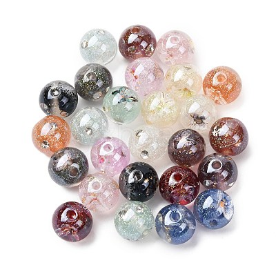 Luminous Transparent Resin & Glitter Powder Beads RESI-C073-16-1