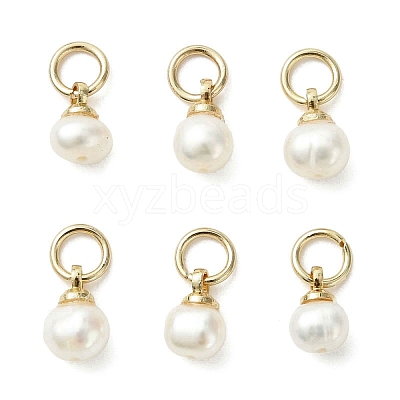 Natural Cultured Freshwater Pearl Pendants PALLOY-JF05298-02-1