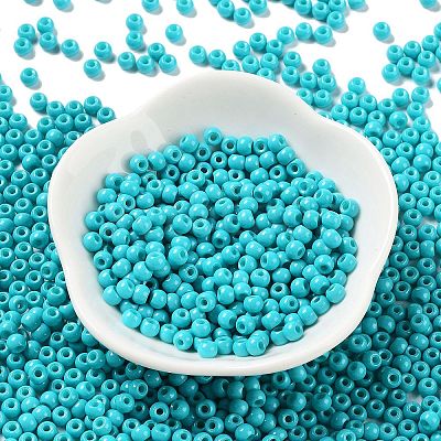 Baking Paint Glass Seed Beads SEED-H002-I-A507-1
