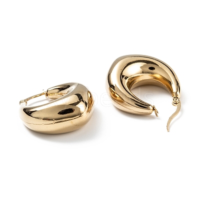 Chunky Vintage Hoop Earrings for Women X1-EJEW-O096-53G-1