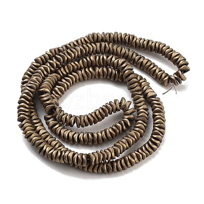Electroplated Synthetic Non-magnetic Hematite Beads Strands G-H020-M01-17-1