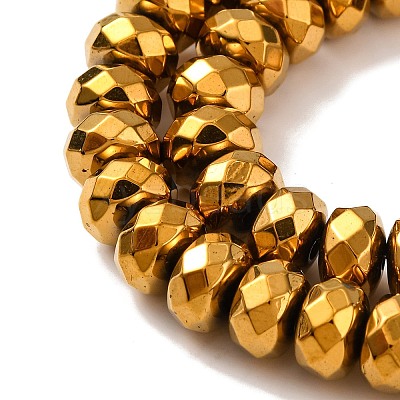 Electroplate Non-magnetic Synthetic Hematite Beads Strands G-J160-E-02-1